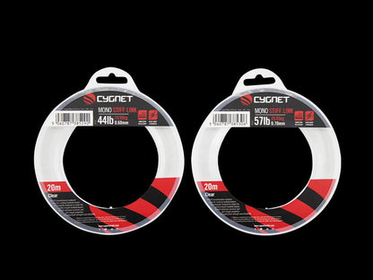 CYGNET MONO STIFF LINK, Cietais mono pavadmateriāls - Zaļš vai caurspīdīgs