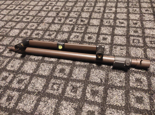 Brown Telescopic Bankstick 40-60cm with buzz bar 25cm / Built in Stabilizer