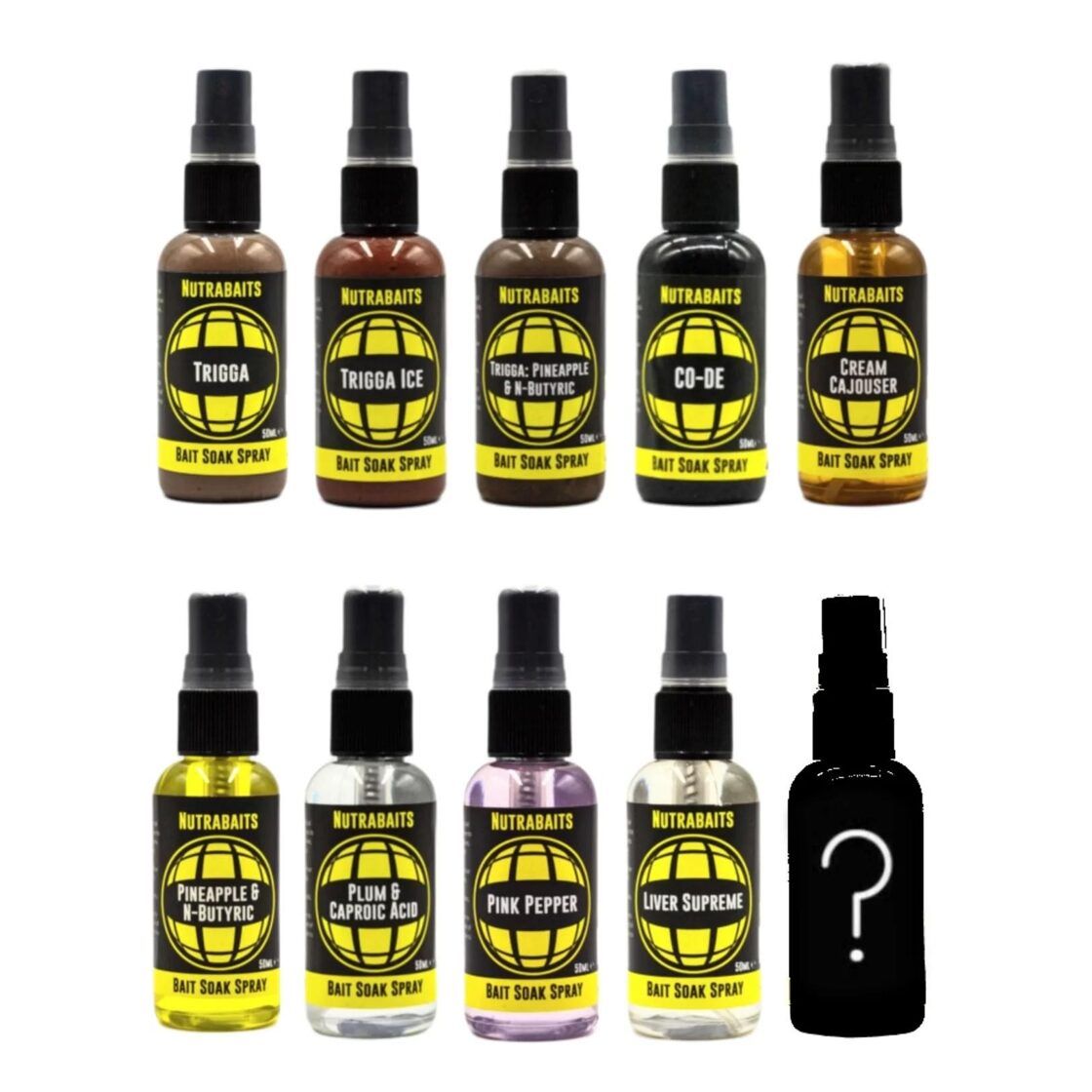 Nutrabaits Bait Hook Sprays / 50ml , 7 garšas