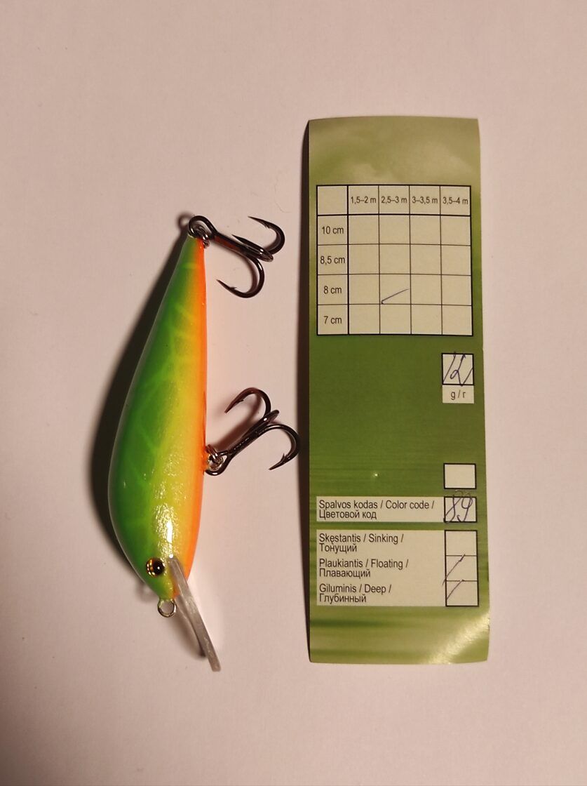 Vivingra lašu mānekļi / Vobleri 12g