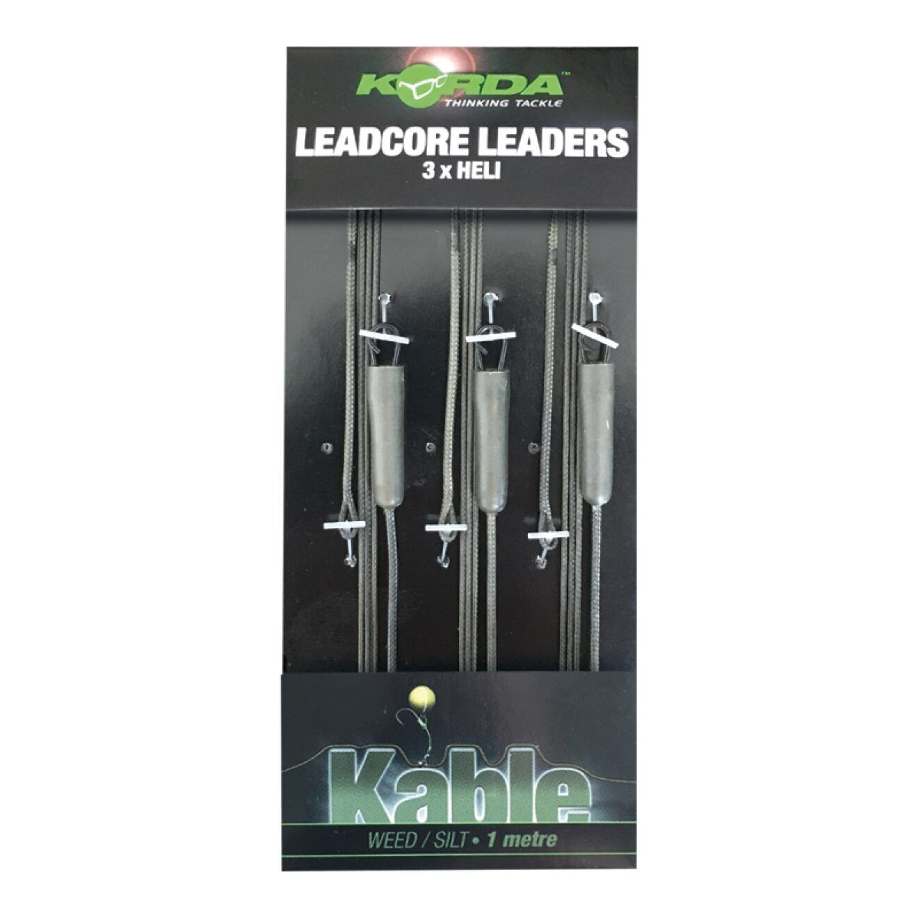 Korda Leadcore Leader Heli Weed/Silt