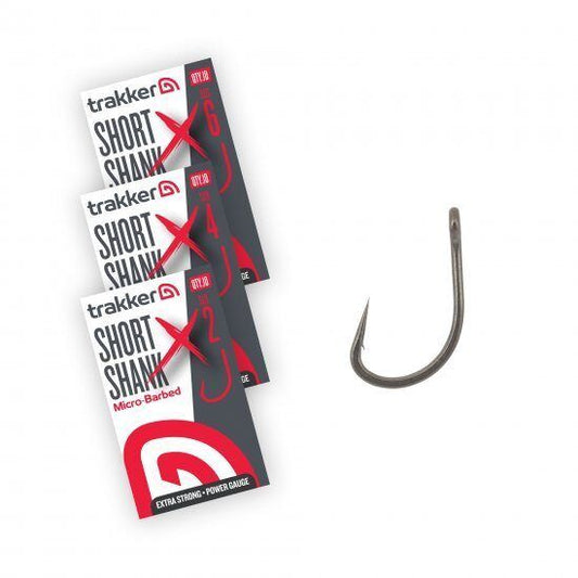 Trakker SHORT SHANK XS BARBED HOOKS - Īsā stila āķi