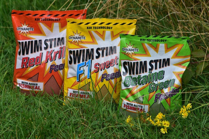 Dynamite Swim Stim Feeder Groundbaits - 1,8kg Fīdera maltā barība 3 veidi