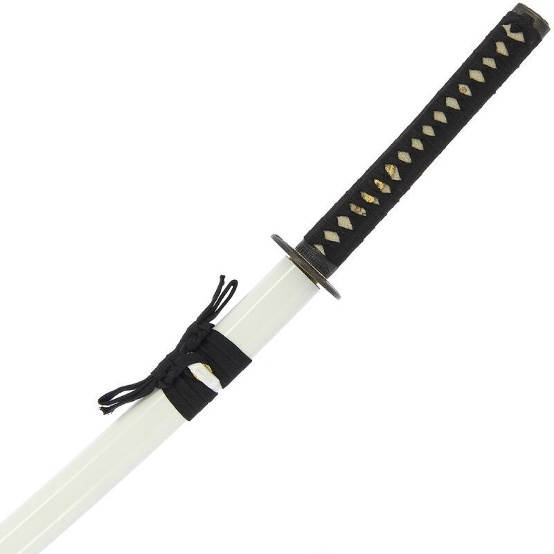 Samuraja dizaina zobens - Roku darinājums + statīvs, Hand Made Sword Set 766