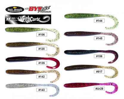 Silikona Mānekļi Bait Breath U 30 Fish Curly 3.5"