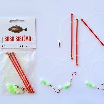 LĒTĀKAIS! Jūras makšķerēšanas komplekts bušu - 3.6m teleskopiskais kāts + 6000 spole + 3 gatavās sistēmas