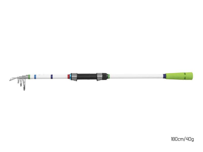 Teleskopiskā bērnu makšķere Delphin YUPIE 180cm/40g