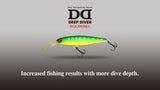 Vobleris Jackall DD Squirrel 67SP 67mm 6.8g
