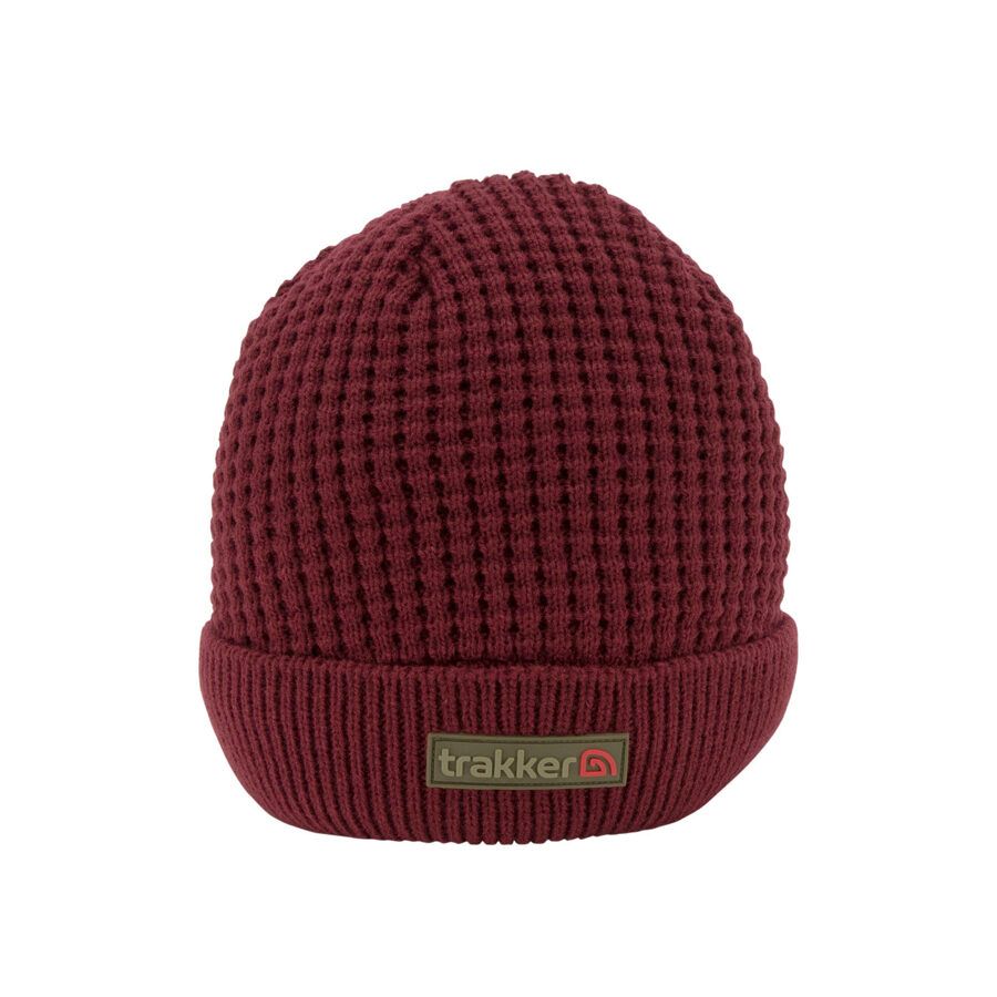 TRAKKER Plum textured beanie, Siltā ziemas cepure ar tekstūru