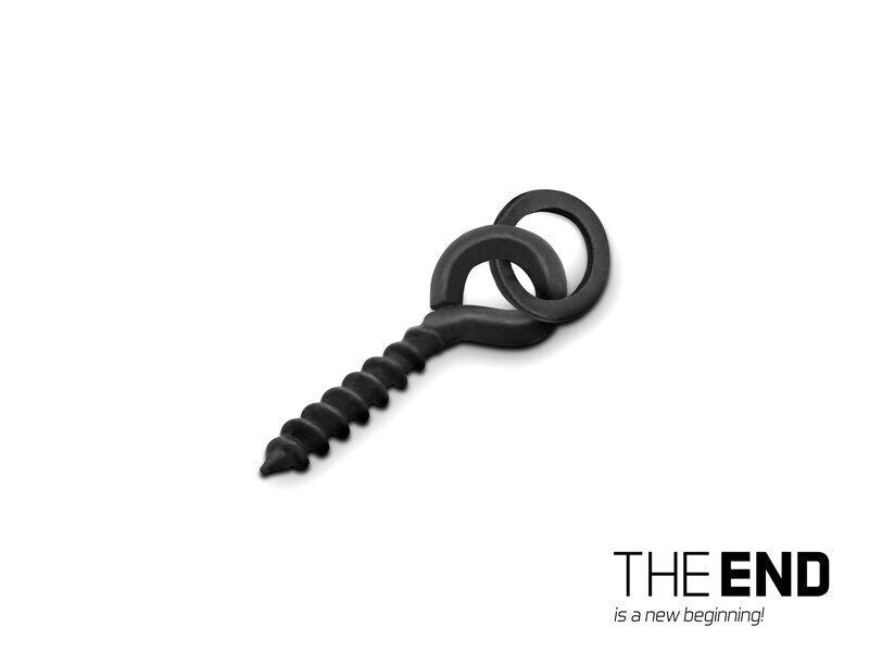 Bait screw Delphin THE END POP Screw / Small drill for baits with a ring Delphin THE END POP Screw / 15pcs