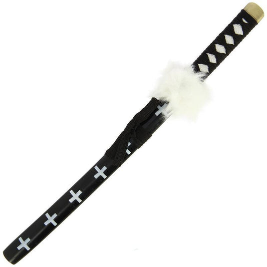 Dekoratīvs zobens ar ietvaru 38cm , Mini Sword katana Black and White