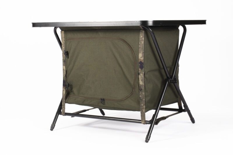 NASH Bank Life Dining Station, Kompakts ēdamgalds ar plauktiem