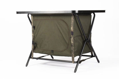 NASH Bank Life Dining Station, Kompakts ēdamgalds ar plauktiem