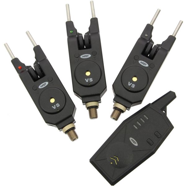 NGT Makšķerēšanas Signalizatori ar pulti VS - 3signal. + pults un koferis