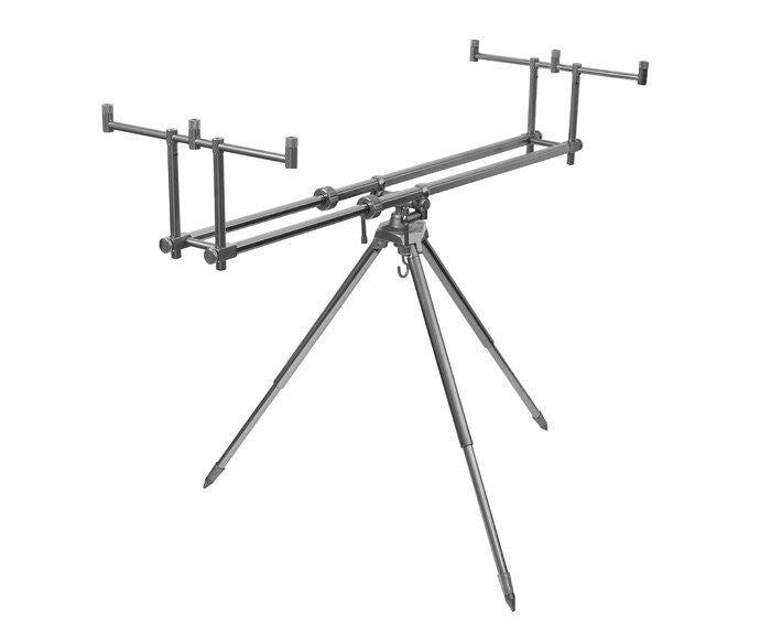 Delphin Tripod TPX3 Silver / Makšķerkātu statīvs ar 3 kājām, grozāms