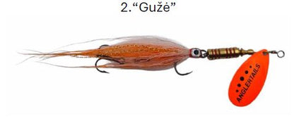 Rotiņš Anglertails 15cm / 12g - Roku darbs