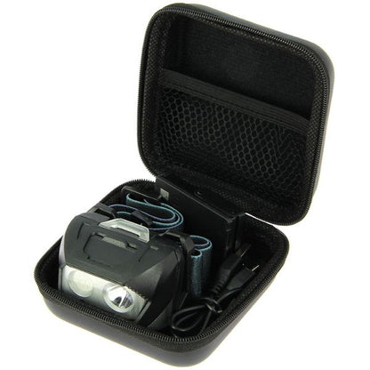 NGT Dynamic Cree galvas lampa 200 lumēnu ar usb uzlādi, balta un sarkana gaisma