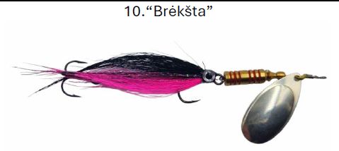 Rotiņš Anglertails 15cm / 12g - Roku darbs