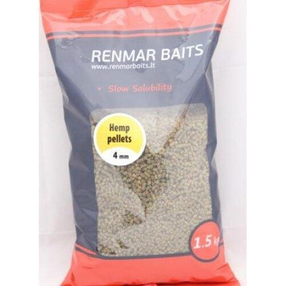 RENMAR Hemp Pellets, Peletes - Kaņepju - 7mm, 1.5kg