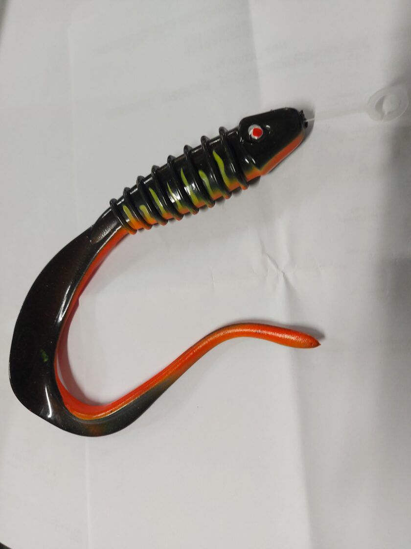 OSHELure Vbone Tail 8" (20cm) / Pelāģisko Līdaku Mīkstais Māneklis
