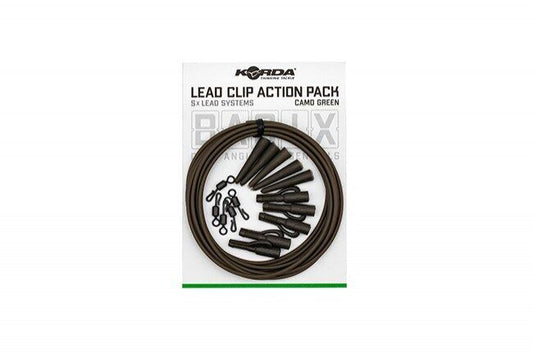 KORDA Basix Lead Clip Action Pack, Lead sistēmas komplekts