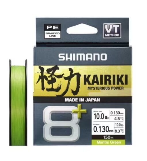 Braided line Shimano Kairiki 8+ 150m M. Green