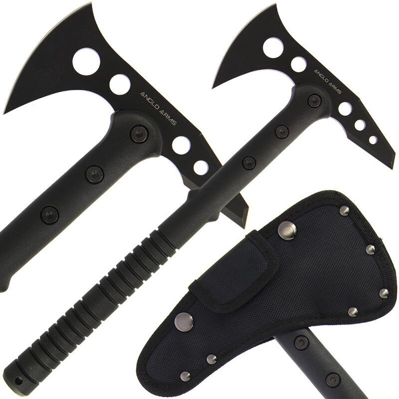 Anglo Arms Viegls divpusējs cirvis / asmens no nerūsējoša tērauda ar stikla šķiedras rokturi