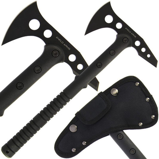 Anglo Arms Viegls divpusējs cirvis / asmens no nerūsējoša tērauda ar stikla šķiedras rokturi