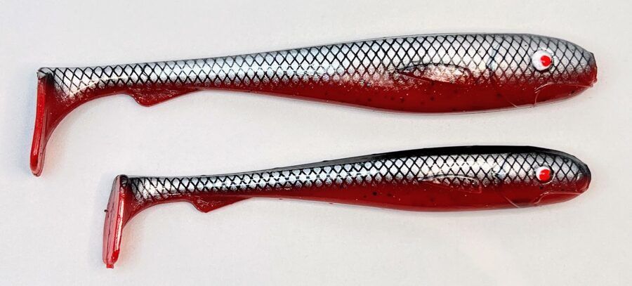 OSHELure Pike Hunter V1 15cm / Līdaku gumijas mānekļi no Latvijas