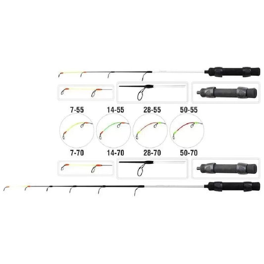 Ziemas makšķere AKARA Ice Jig Prof (70 cm, slodze 28 g)