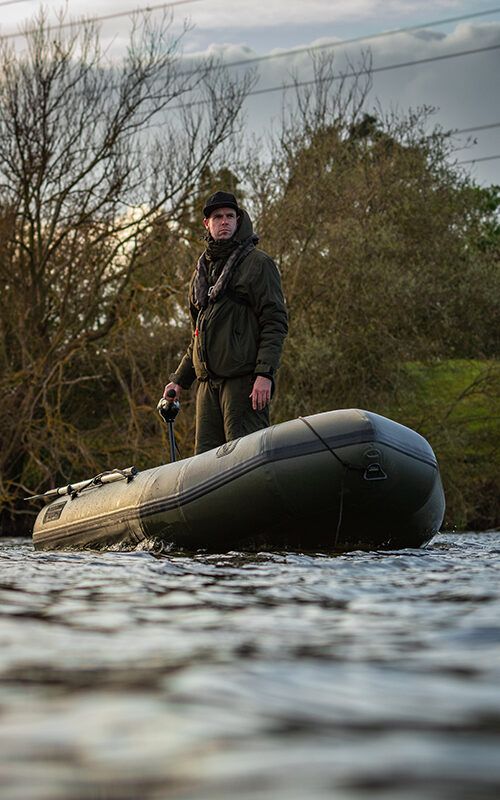 FOX EOS 300 Boat Slat Floor, Viegl, ērta 3m gara piepūšamā laiva