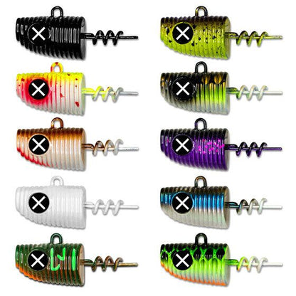 Monkey Lures Screw Head 80gr , Ieskrūvējamais svins gumijas mānekļiem