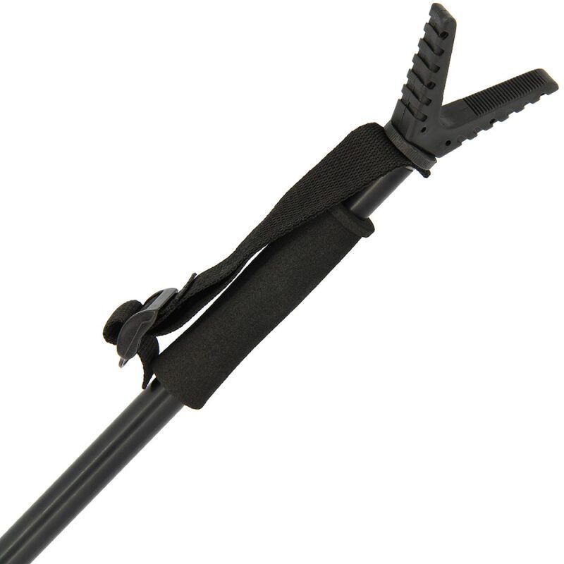 Anglo Arms Black Shooting Stick - Telescopic Adjustable V Rest, Medību/šaušanas nūja