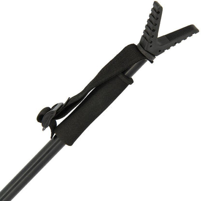 Anglo Arms Black Shooting Stick - Telescopic Adjustable V Rest, Medību/šaušanas nūja