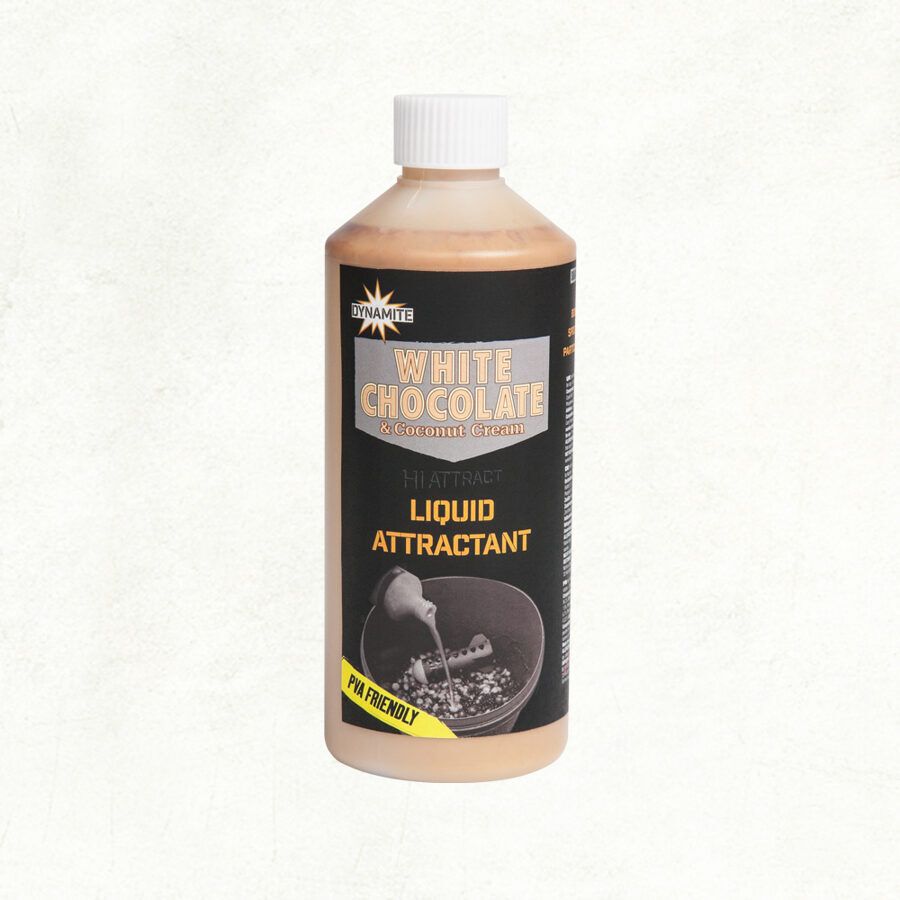 Dynamite White Chocolate & Coconut Cream Liquid Attractant, Baltā šokolāde un kokosriekstu krēma atraktors