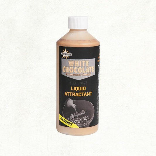 Dynamite White Chocolate & Coconut Cream Liquid Attractant, Baltā šokolāde un kokosriekstu krēma atraktors