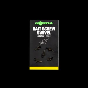 Korda - Micro Ring Swivel Bait Screw, Ēsmas skrūve ar griezuli