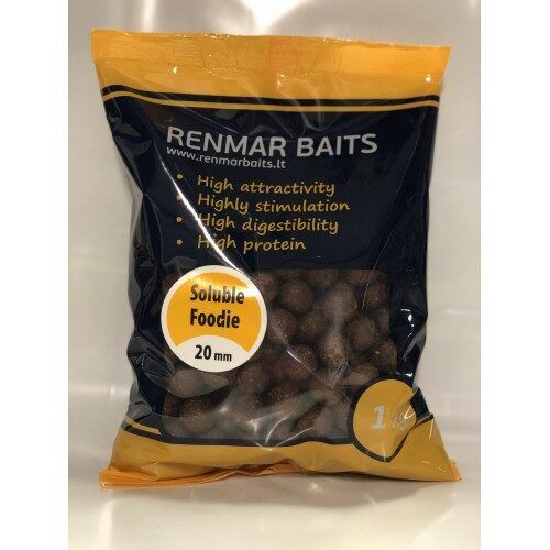 RENMAR Soluble, Ātri šķistošās boilas - 5 garšas, 20mm, 1kg