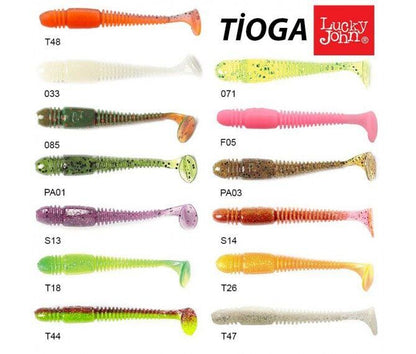 Silicone lure Lucky John TIOGA 2''
