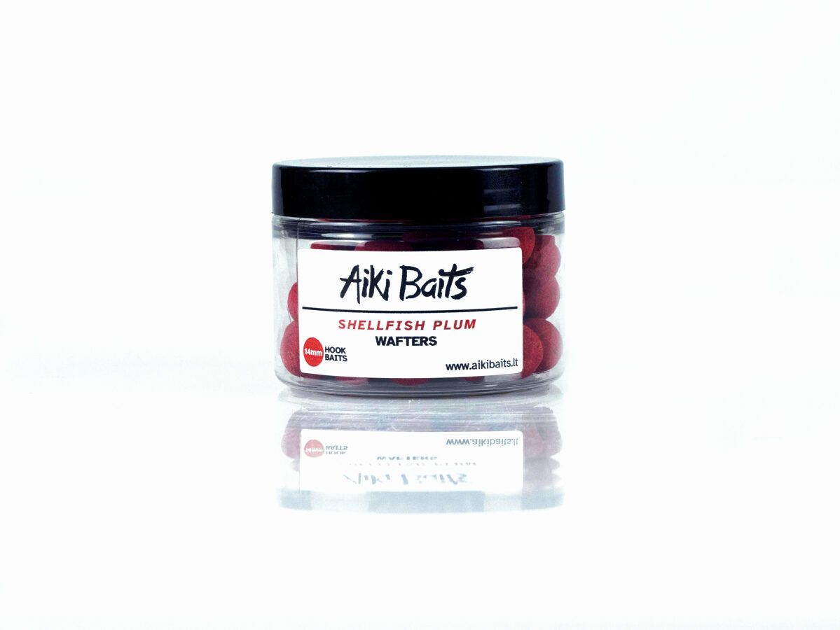 AIKI Shellfish Plum wafters, Vafteri Vēžveidīgie Plūme 14mm