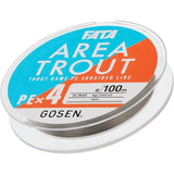 Braided line GOSEN Fata Area Trout PEx4 100m