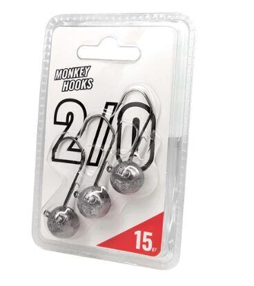 Jig Heads Monkey Hooks 2/0 RAW