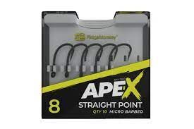 Ridge Monkey Ape-X Straight Point Hooks, Izturīgi karpu Āķi