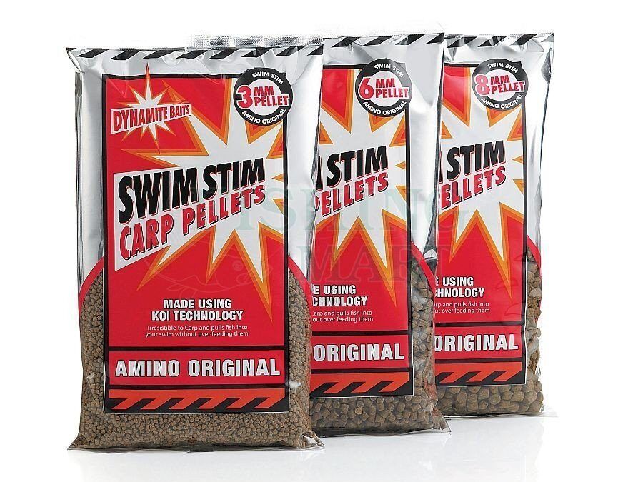 Dynamite Swim Stim Amino Original Pellets, Amino peletes 2mm/3mm/6mm/8mm