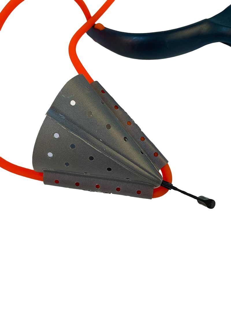 FOX SLIK POWERGRIP MULTI POUCH CATAPULT / Lielā Iebarošanas Kaķene