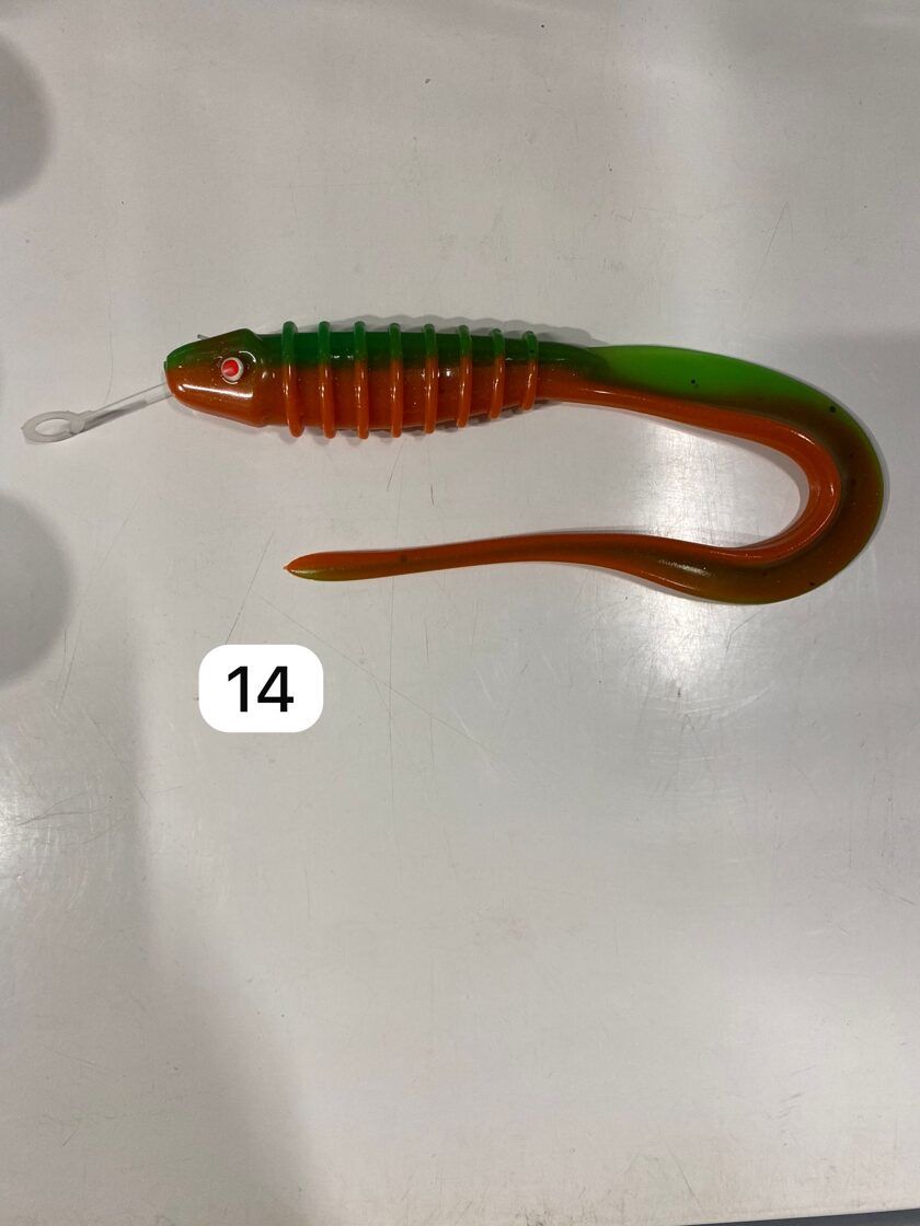 OSHELure Vbone Tail 8" (20cm) / Pelāģisko Līdaku Mīkstais Māneklis