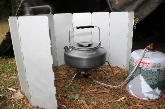 TRAKKER Armolife Windshield , Metāla Vēja aizsargs gāzes plītij