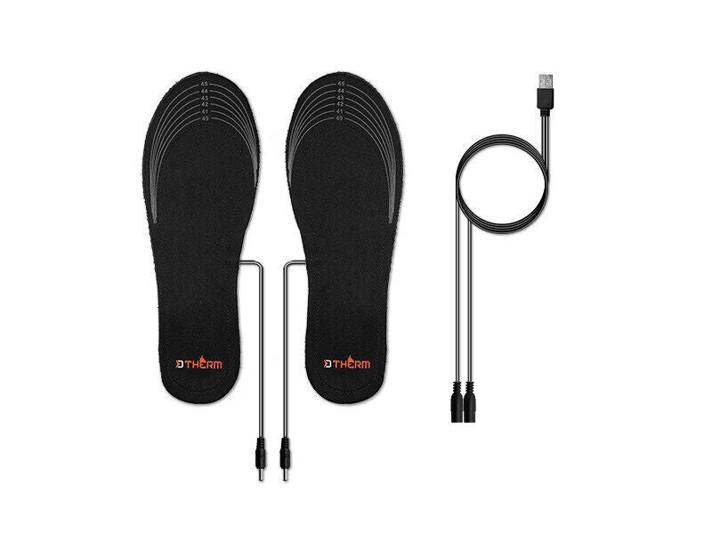 Elektriskās sildošās pēdiņas Delphin THERM zmērs: 40-46 / Heated insoles Delphin THERM size 40-46