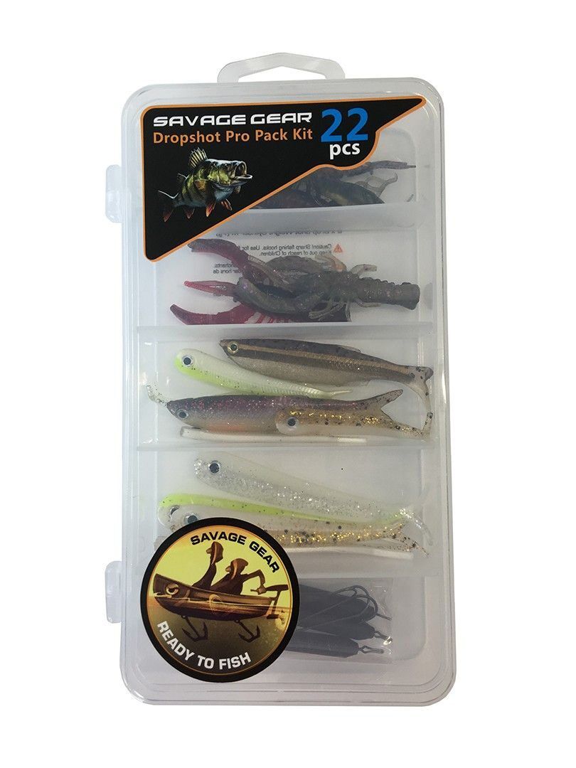 SAVAGE GEAR DROPSHOT PRO PACK KIT , 22 gb. dropshot komplekts