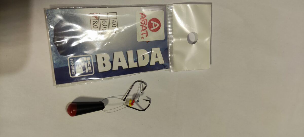 Ziemas mānekļi Balda - piles forma , melni (6gr, 8gr)